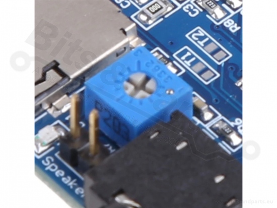 MP3 player module with SD card and 3.5mm jack connection
